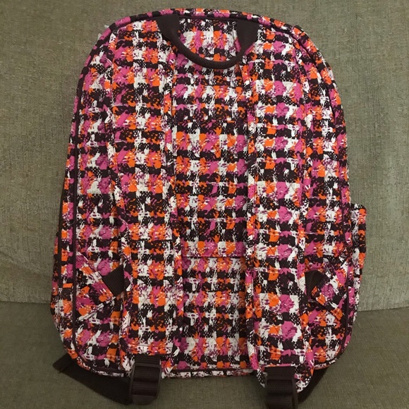 Vera Bradley Campus Tech Backpack Houndtooth Tweed main image 8